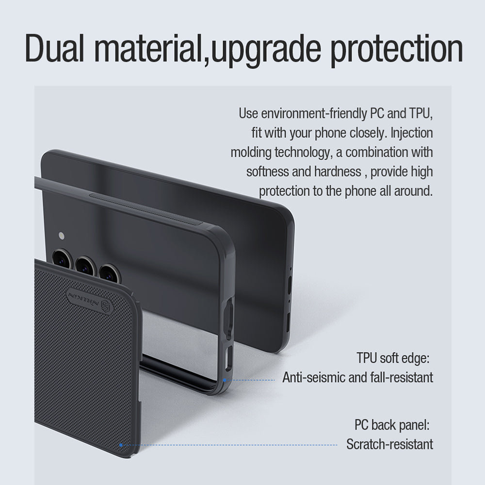NILLKIN Frosted Shield Pro for Samsung Galaxy S23 Matte PC TPU Phone Case Anti-drop Magnetic Phone Cover NILLKIN Frosted Shield Pro for Samsung Galaxy S23 Matte PC TPU Phone Case Anti-drop Magnetic Phone Cover